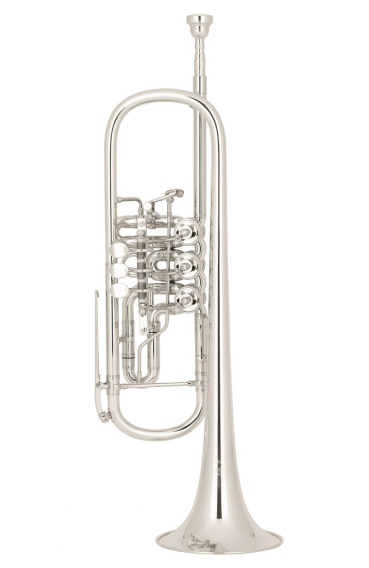 B-Trompete MIRAPHONE Mod. 11 A100 versilbert