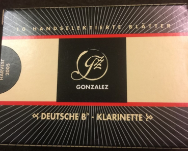Blätter GONZALES B-Klarinette 3,00 deutsch Sonderposten