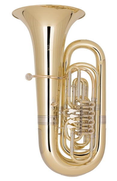 B-Tuba Miraphone Hagen 495 in Messing
