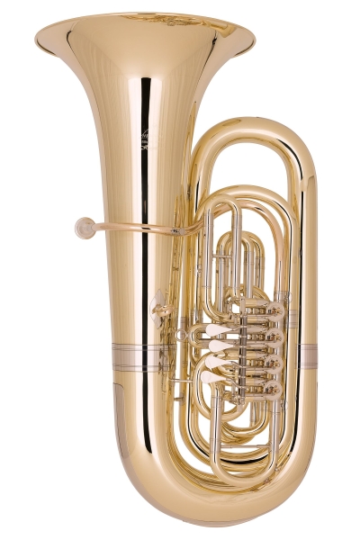 B-Tuba Miraphone Hagen 495 in Goldmessing
