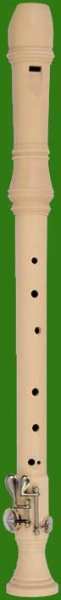 Alt Blockflöte Meinel 357, Ahorn, barock, Doppelklappe