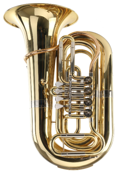 B-Tuba Classic Cantabile T186 in 3/4 Grösse mit Koffer